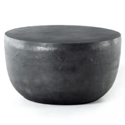 Basil Aged Grey Outdoor End Table