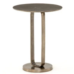 Douglas Aged Bronze End Table