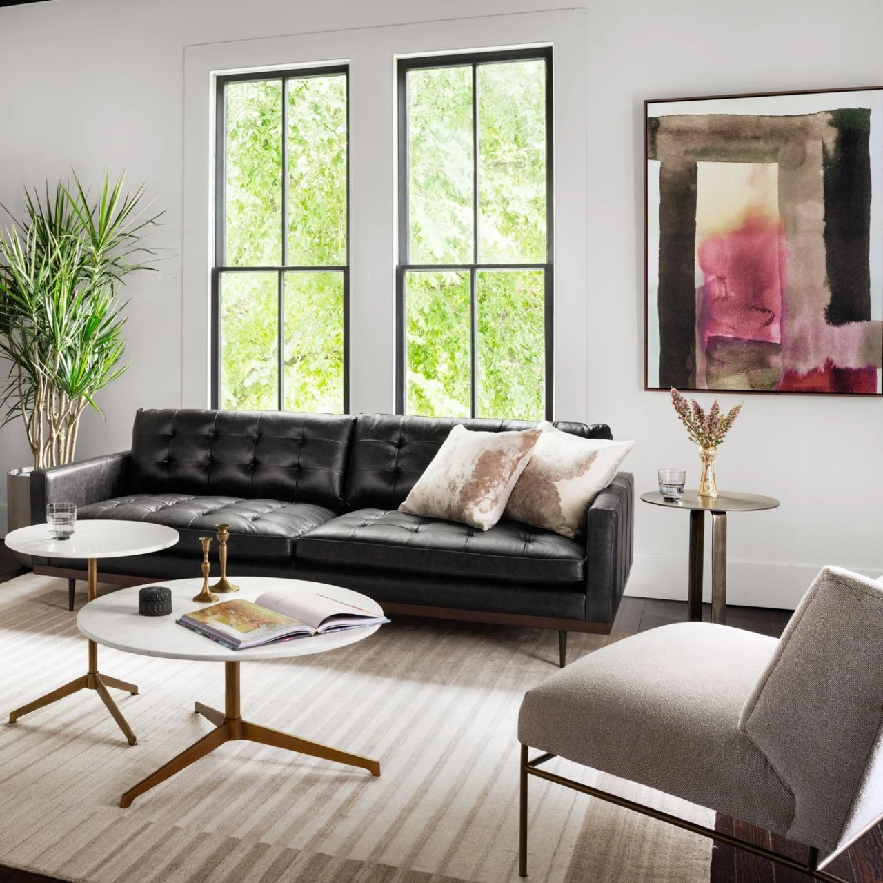 Douglas Aged Bronze End Table 4 Douglas Aged Bronze End Table - Image 2