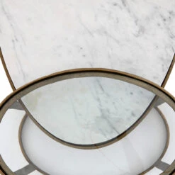 Calder Oval Marble Nesting Coffee Table 38" -Famous Furniture Shop IMAR 217A DET 8 12444.1565803466