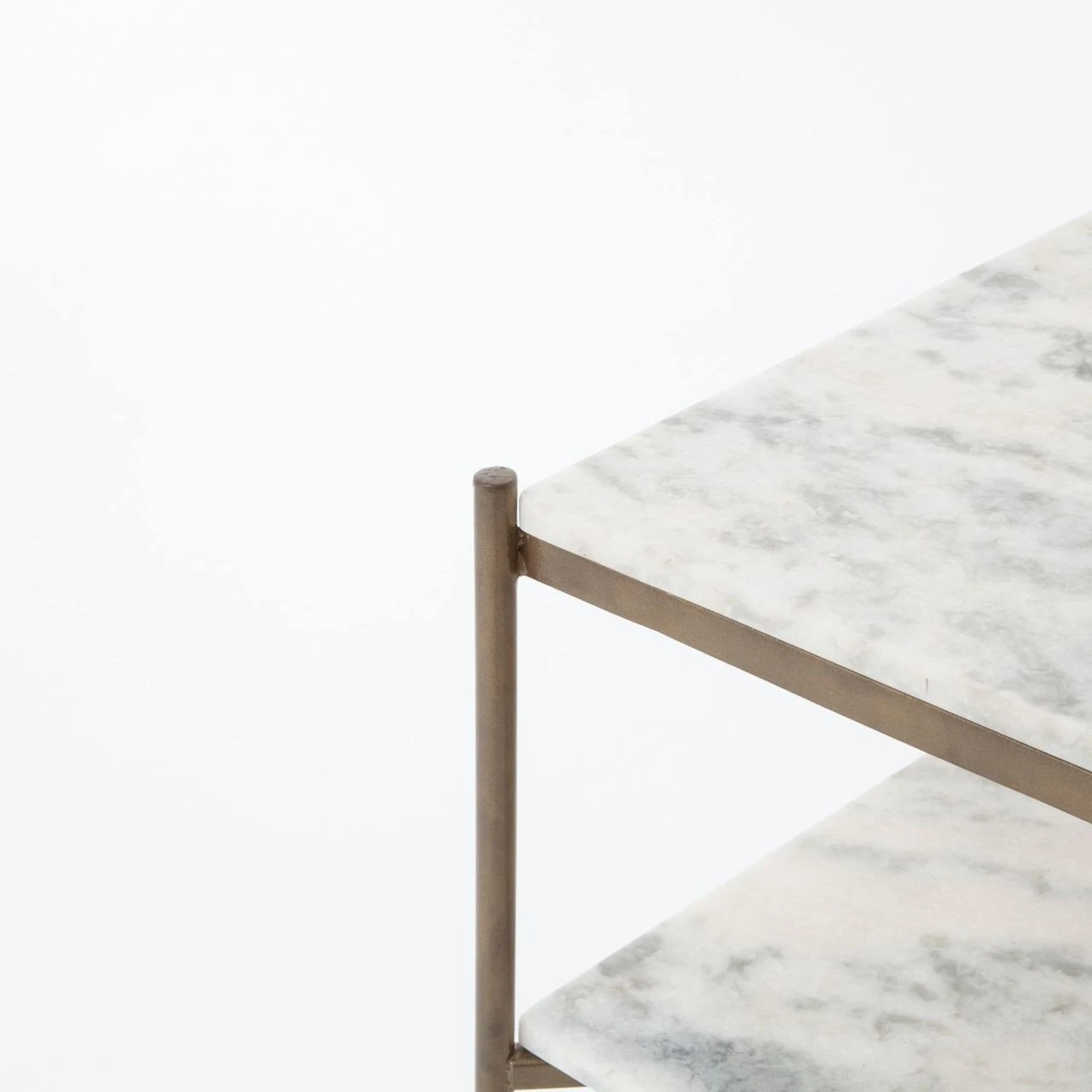 Felix Antique Brass And Marble Bar Cart 6 Felix Antique Brass And Marble Bar Cart - Image 4