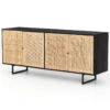 Audrey Woven 4 Door Sideboard 72"- Black -Famous Furniture Shop IPRS 002A PRM 1 54771.1581899333