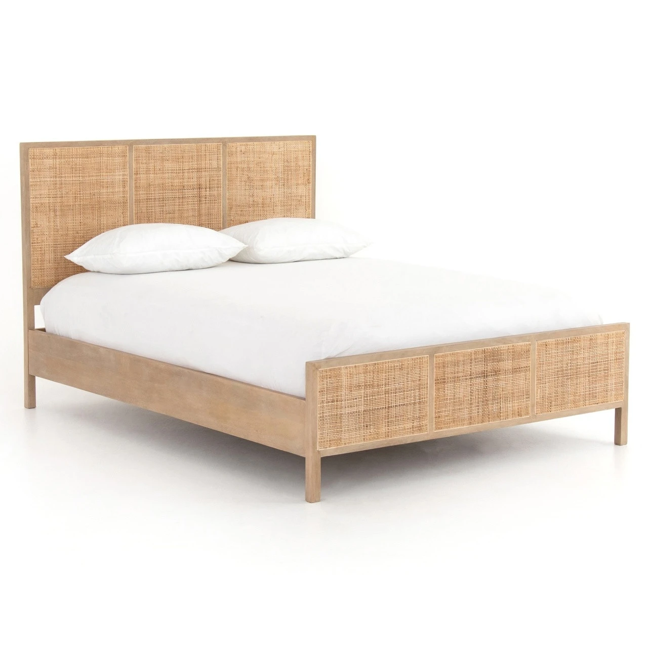 Sydney Woven Cane King Platform Bed 3 Sydney Woven Cane King Platform Bed