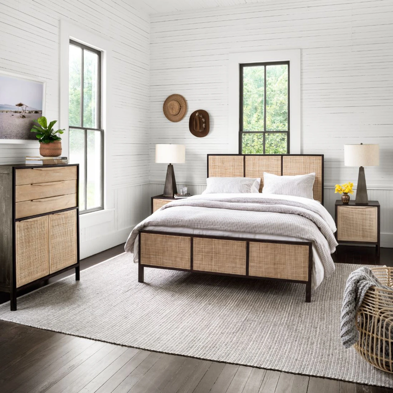 Sydney Woven Cane King Platform Bed 6 Sydney Woven Cane King Platform Bed - Image 4