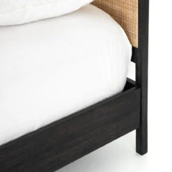 Sydney Woven Cane Twin Platform Bed - Black -Famous Furniture Shop IPRS 030TB DET 3 93719.1583963398