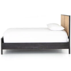 Sydney Woven Cane Twin Platform Bed - Black -Famous Furniture Shop IPRS 030TB SID 1 96048.1583963394