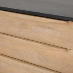 Sydney Woven Cane Tall Dresser - Black -Famous Furniture Shop IPRS 032B DET 6 40173.1583968516