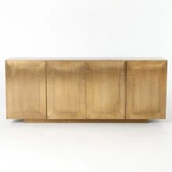 Freda Brass Clad Wrapped Industrial Buffet Sideboard -Famous Furniture Shop IRCK 160 FRT 1 91805.1516303300