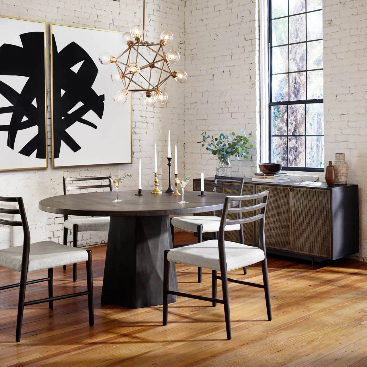 Hendrick Industrial Mesh Tool Chest 4 Door Sideboard 73" 4 Hendrick Industrial Mesh Tool Chest 4 Door Sideboard 73" - Image 2