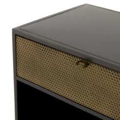 Hendrick Industrial Mesh 1 Drawer Nightstand -Famous Furniture Shop IRCK 279 DET 5 78855.1549666980