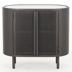 Libby Industrial Iron + Marble Top Cabinet Nightstand 11 Libby Industrial Iron + Marble Top Cabinet Nightstand -Famous Furniture Shop IRCK 332 FRT 1 40125.1583221012