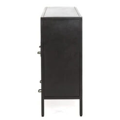 Aviva Industrial Iron + Glass Barrister Sideboard 65" -Famous Furniture Shop IRCK 348 SID 1 19286.1583234971