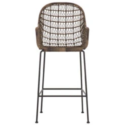 Bandera Distressed Grey Finish Bar Stool -Famous Furniture Shop JLAN 124A FRT 1 37971.1622590615