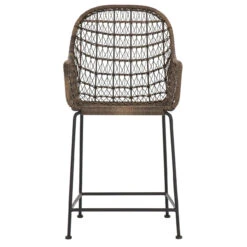 Bandera Distressed Grey Finish Counter Stool -Famous Furniture Shop JLAN 125A FRT 1 06932.1622588400
