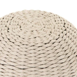 Phoenix Natural Rope Outdoor Accent Stool -Famous Furniture Shop JLAN 167C DET 4 06792.1622764944