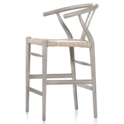 Muestra Weathered Grey Counter Stool -Famous Furniture Shop JLAN 205A DET 1 72196.1622768874