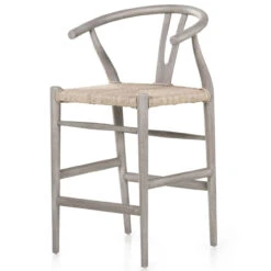 Muestra Weathered Grey Counter Stool