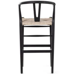 Muestra Black Teak Bar Stool -Famous Furniture Shop JLAN 206B BCK 1 26981.1622769817