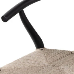 Muestra Black Teak Bar Stool -Famous Furniture Shop JLAN 206B DET 4 84149.1622769821