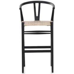 Muestra Black Teak Bar Stool -Famous Furniture Shop JLAN 206B FRT 1 21278.1622769841