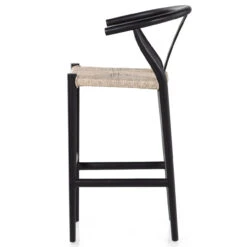 Muestra Black Teak Bar Stool -Famous Furniture Shop JLAN 206B SID 1 24888.1622769847