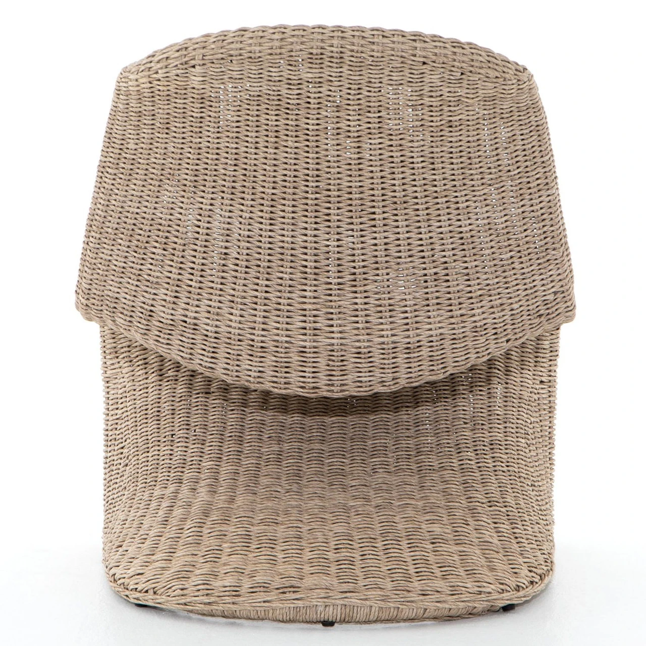 Portia Vintage White Woven Rope Outdoor Occasional S Chair 7 Portia Vintage White Woven Rope Outdoor Occasional S Chair - Image 5