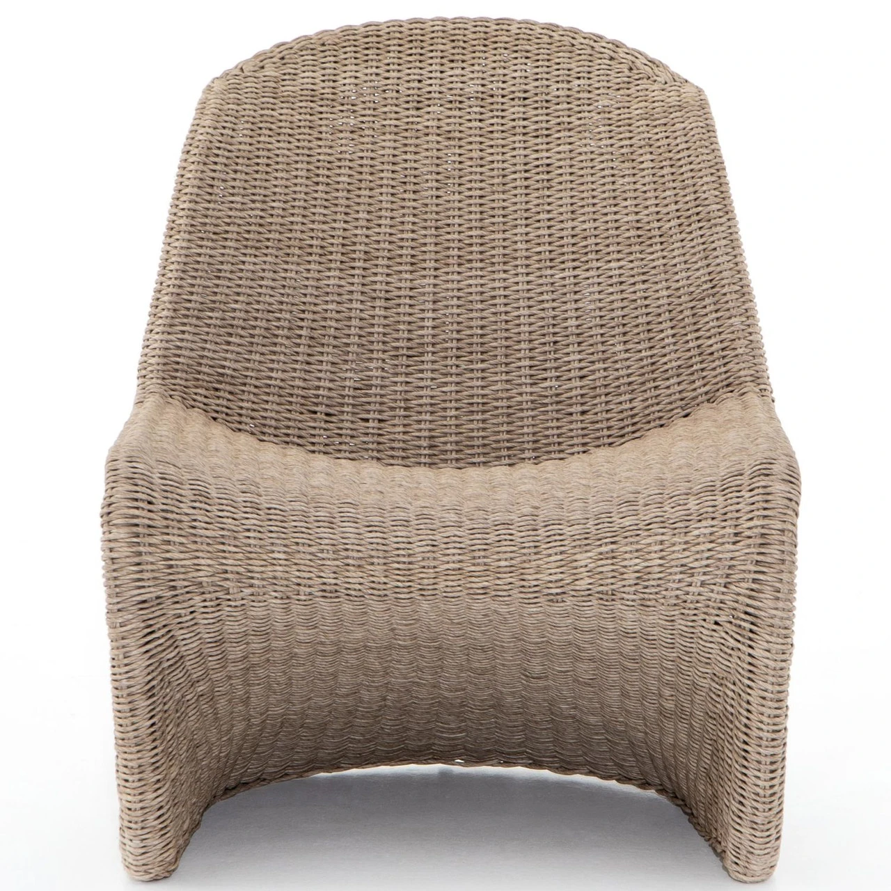 Portia Vintage White Woven Rope Outdoor Occasional S Chair 5 Portia Vintage White Woven Rope Outdoor Occasional S Chair - Image 3