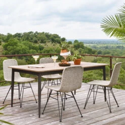 Dema Natural Rope Outdoor Dining Chair -Famous Furniture Shop JLAN 220A ROM 1 19958.1622501532