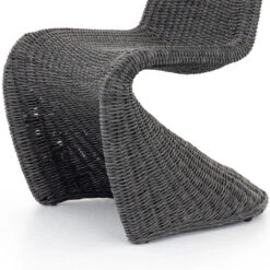 Portia Vintage Coal Outdoor Dining Chair -Famous Furniture Shop JLAN 234A DET 1 18279.1622459184