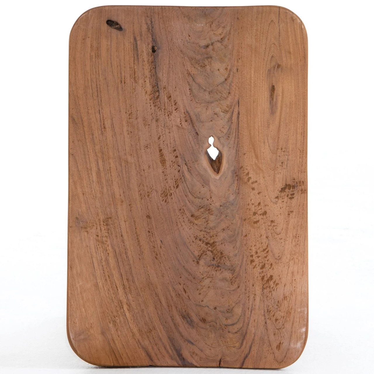 Zuri Aged Natural Teak Outdoor Stool 17 Zuri Aged Natural Teak Outdoor Stool - Image 15