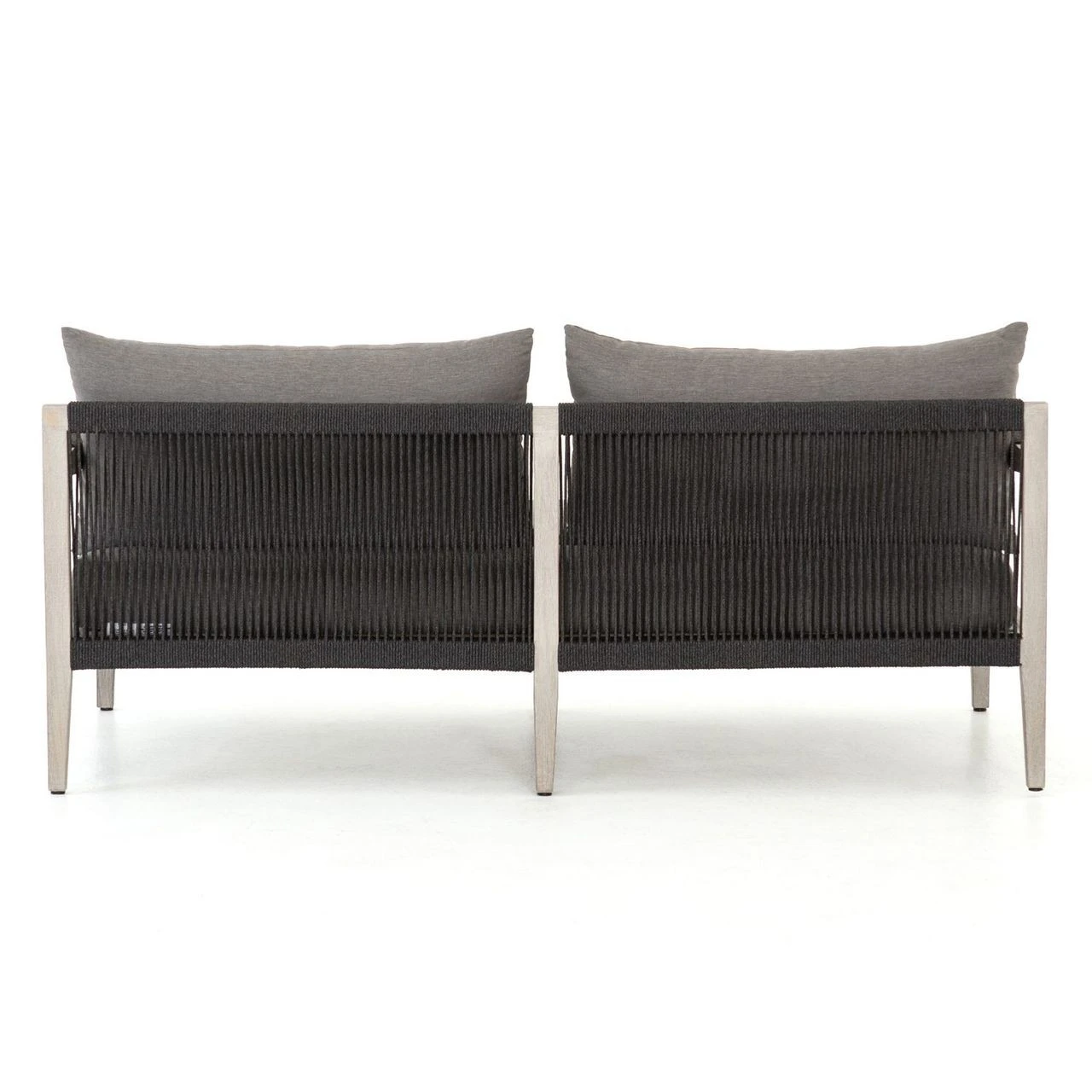 Sherwood Grey Teak Outdoor Sofa 63" 6 Sherwood Grey Teak Outdoor Sofa 63" - Image 4
