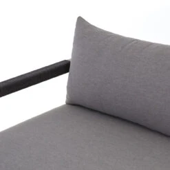 Sherwood Grey Teak Outdoor 3 Seater Sofa 93" -Famous Furniture Shop JSOL 003A DET 6 99128.1526431461