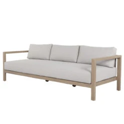 Sonoma Natural Teak Outdoor Sofa 88"