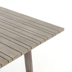 Atherton Grey Teak Outdoor Dining Table 87" -Famous Furniture Shop JSOL 019A DET 4 19052.1526706711