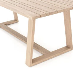 Atherton Brown Teak Outdoor Dining Table 87" -Famous Furniture Shop JSOL 019 DET 3 42326.1526706429