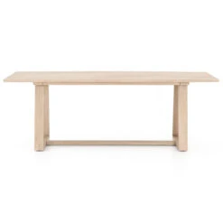 Atherton Brown Teak Outdoor Dining Table 87" -Famous Furniture Shop JSOL 019 FRT 1 92398.1526706416