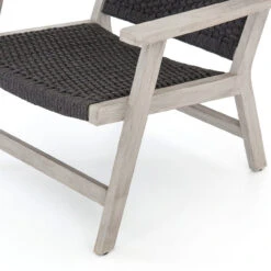 Delano Grey Teak Outdoor Rope Chair -Famous Furniture Shop JSOL 020A DET 3 75724.1603400758
