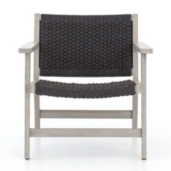 Delano Grey Teak Outdoor Rope Chair -Famous Furniture Shop JSOL 020A FRT 1 86996.1603400758