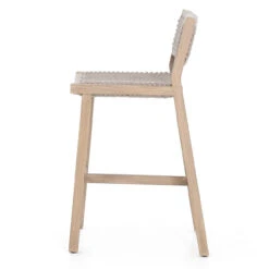 Delano Natural Teak Outdoor Rope Bar Stool -Famous Furniture Shop JSOL 022 SID 1 29997.1622583588