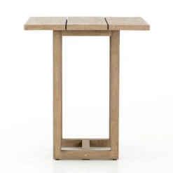 Stapleton Brown Teak Wood Square Outdoor Bar Table 36" -Famous Furniture Shop JSOL 023 SID 1 82099.1526705742