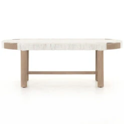 Sumner Washed Brown Outdoor Bench -Famous Furniture Shop JSOL 029 FRT 1 32899.1622586522