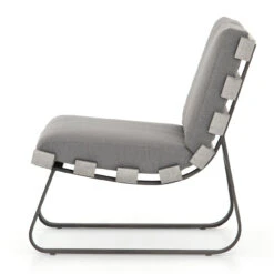 Dimitri Teak Wood Charcoal Armless Outdoor Chair -Famous Furniture Shop JSOL 042A SID 1 96665.1550275170