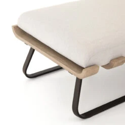 Dimitri Teak Wood Grey Outdoor Chaise Lounge Daybed -Famous Furniture Shop JSOL 044 DET 3 41848.1550278985