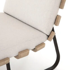 Dimitri Teak Wood Grey Outdoor Chaise Lounge Daybed -Famous Furniture Shop JSOL 044 DET 4 76239.1550278983