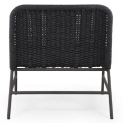 Bruno Dark Grey Rope Outdoor Chair -Famous Furniture Shop JSOL 048 BCK 1 22610.1622916853