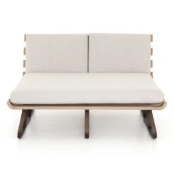 Dimitri Teak Grey Wood Outdoor Double Chaise Daybed -Famous Furniture Shop JSOL 053 FRT 1 18509.1550281455