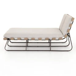 Dimitri Teak Grey Wood Outdoor Double Chaise Daybed -Famous Furniture Shop JSOL 053 SID 1 12033.1550281456