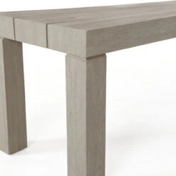 Sonora Grey Teak Wood Outdoor Dining Bench 72" -Famous Furniture Shop JSOL 054 DET 1 12797.1594234403