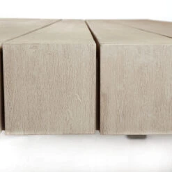 Sonora Grey Teak Wood Outdoor Dining Table 87" -Famous Furniture Shop JSOL 055 DET 4 93783.1594232584