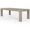 Sonora Grey Teak Wood Outdoor Dining Table 87" -Famous Furniture Shop JSOL 055 PRM 1 97564.1594232569